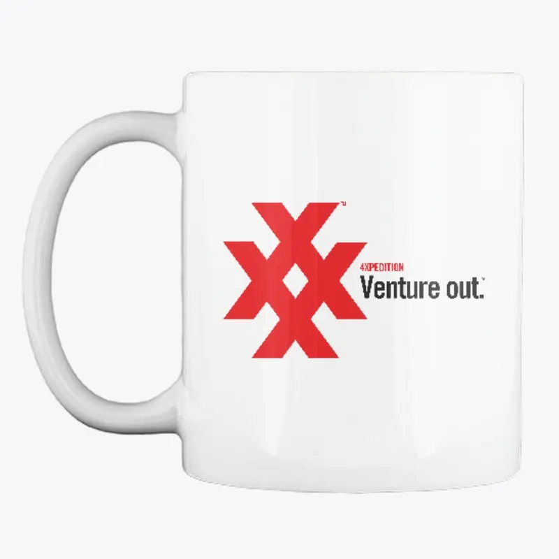 4X Venture out. Mug. Get one.